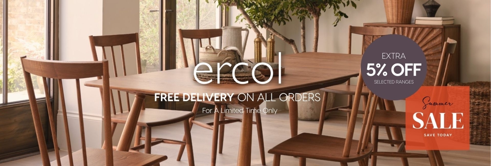 ercol fairmile dining table and chairs